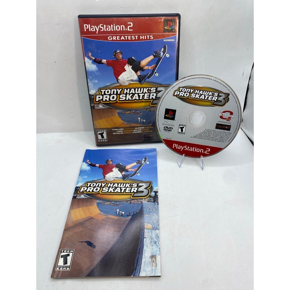 Tony Hawk's Pro Skater 3 Playstation 2 PS2 Game CIB Greatest Hits